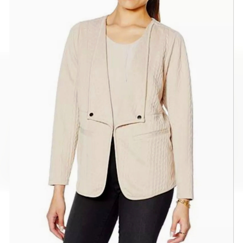NEW French Terry Knit Blazer DG2